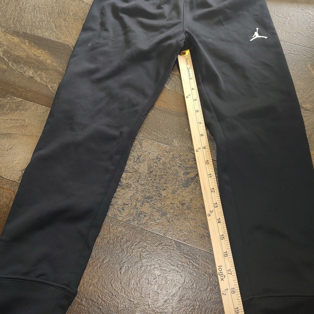 Jordan Jogger Pants Kids Size 10 Black Good Jumpman Athletic Fleece Trousers